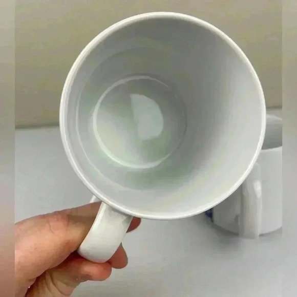 WEST ELM x Rachel Kozlowski Set of 2 Dapped Animals Mugs Barn Owl Deer Ceramic - Picture 6 of 10